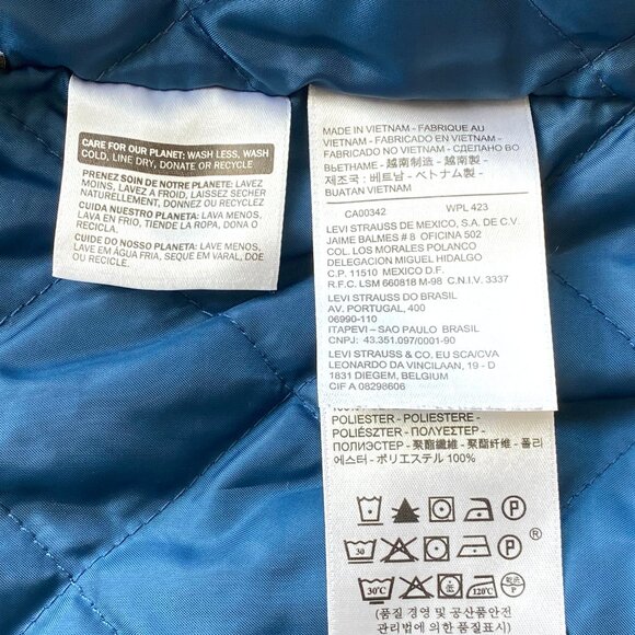 Levi's Blue Performance Jacket - Picture 11 of 14